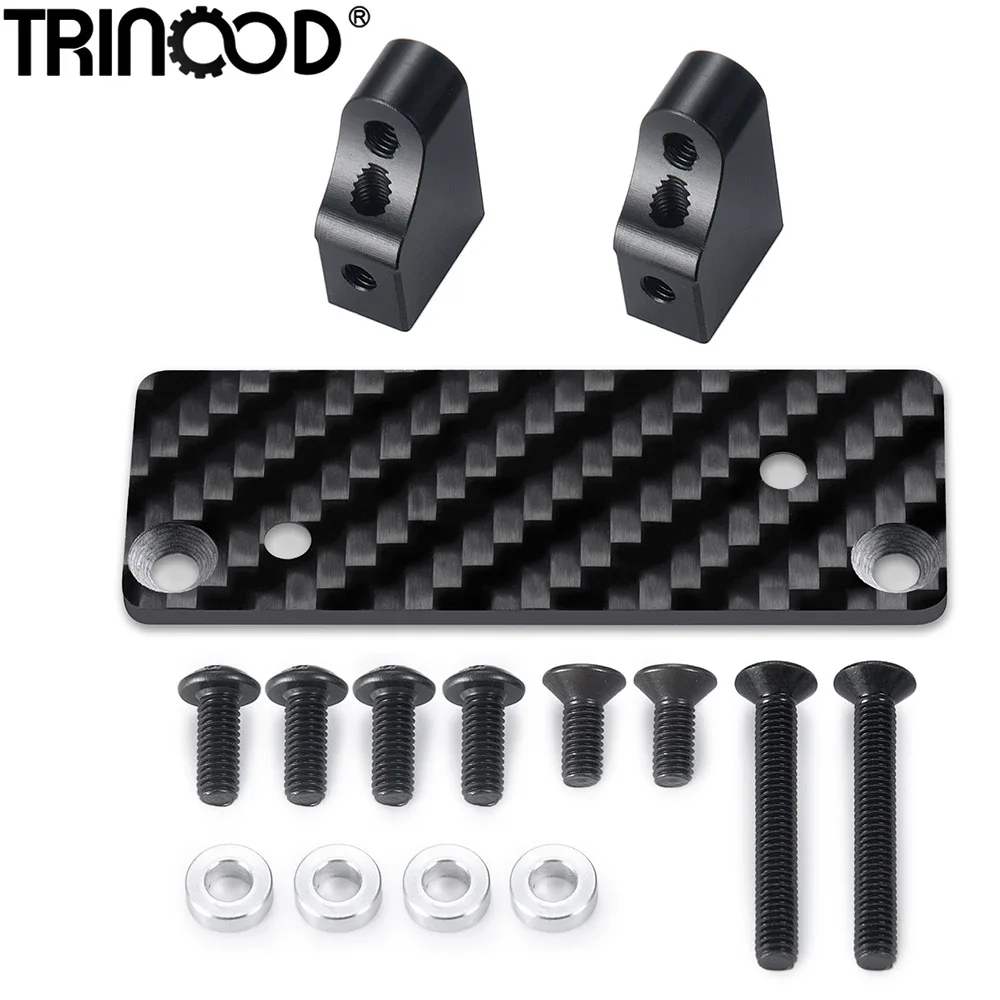 

Комплект пластин для крепления сервопривода TRINOOD из металла/углеродного волокна для TAMIYA 1/10, аксессуары для обновления Clod Buster 4x4x4