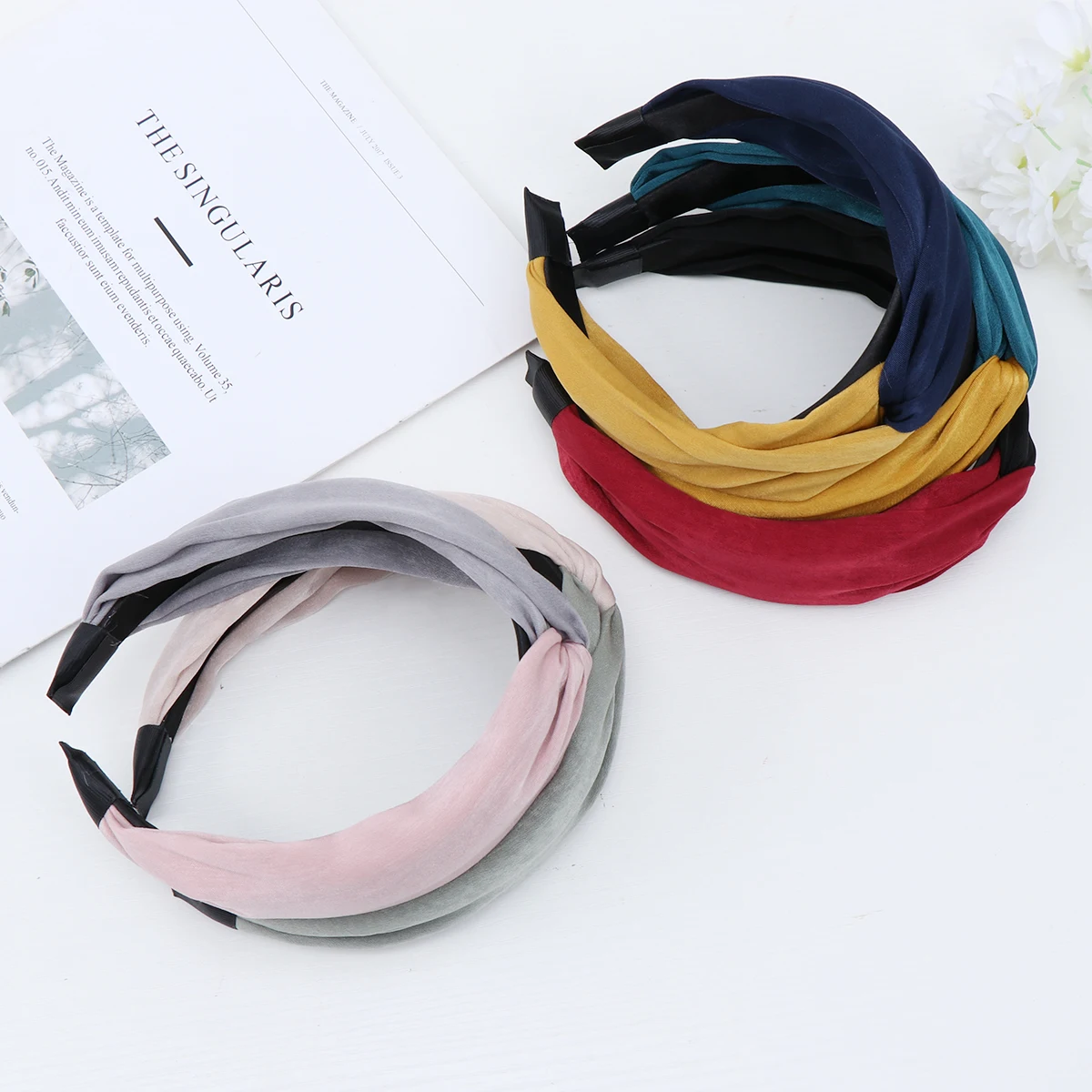 

5 PCS Wide Brim Headband Bands Party Hair Accessories Broadside Unique Cosplay Headdress