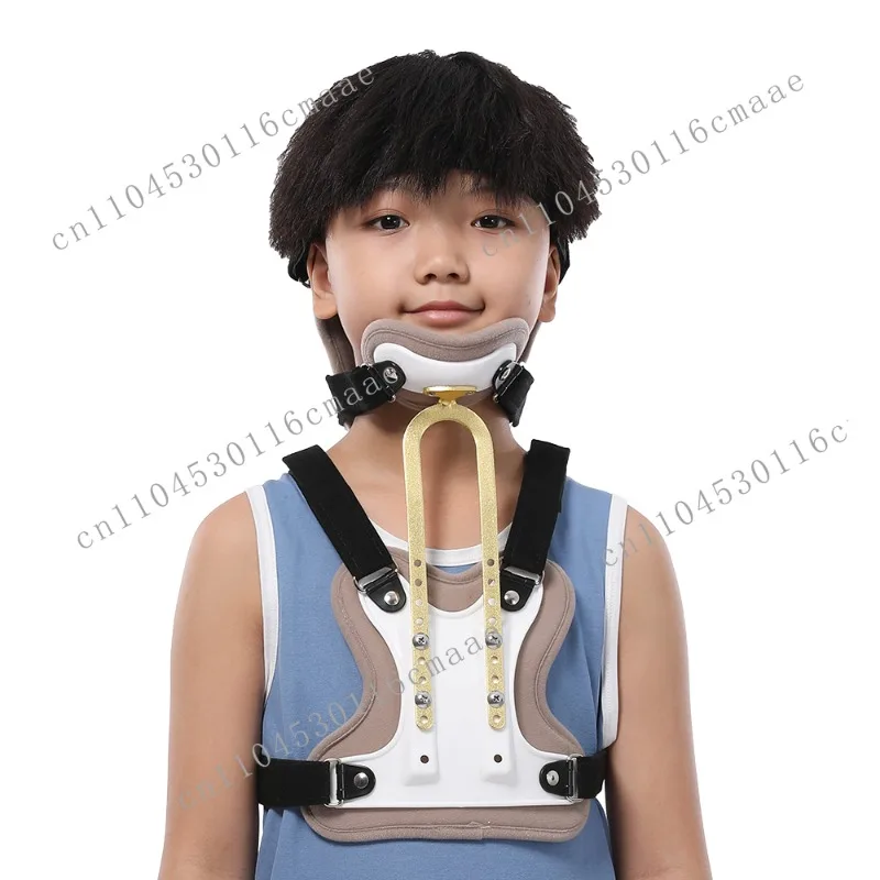 Adjustable Aluminum Alloy Orthosis for Rehabilitation and Correction Treatment of Head, Neck and Chest Fractures in Children