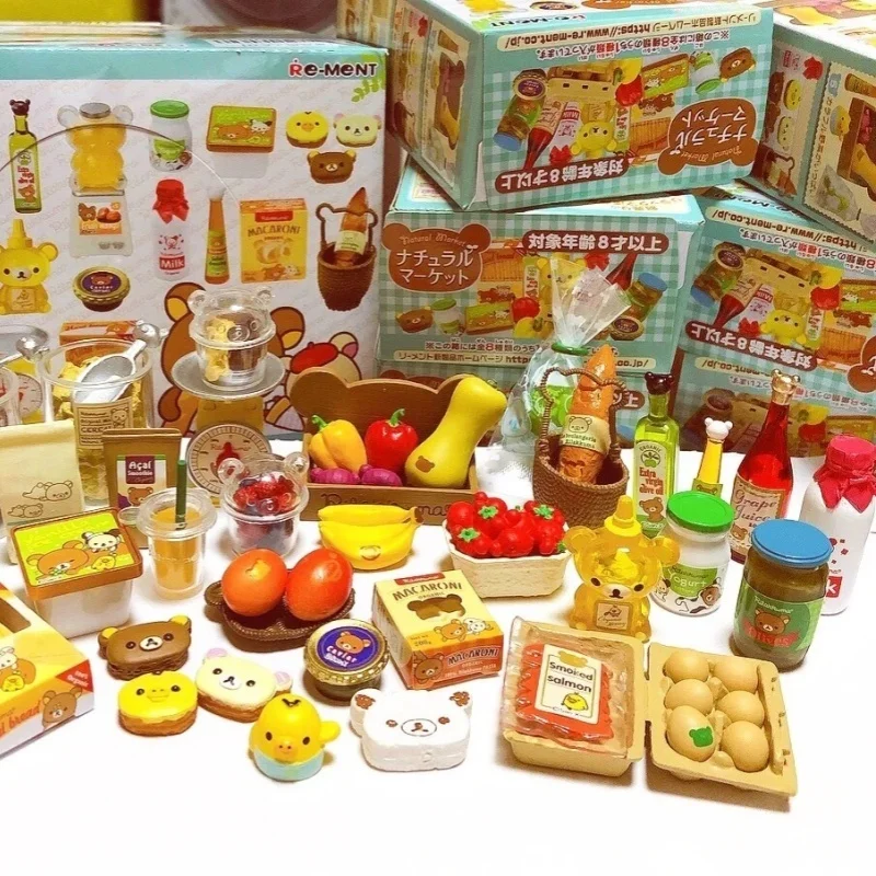レメント レイジーベア コンビニエンスストア フード プレイ ブラインドボックス コレクタブルフィギュア スーパーマーケットテーマ おもちゃ ファンとコレクター向け