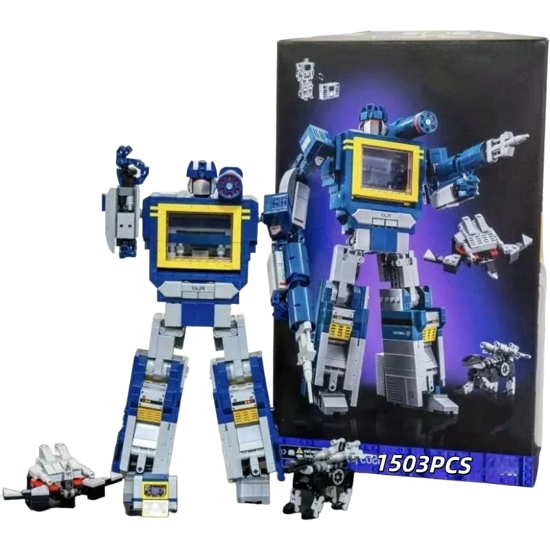 

2025НОВЫЙ FIT 10358 робот Soundwave, строительные блоки, сборка кирпичной модели, игрушки для мальчиков и детей, подарок на Рождество, день рождения, домашний декор