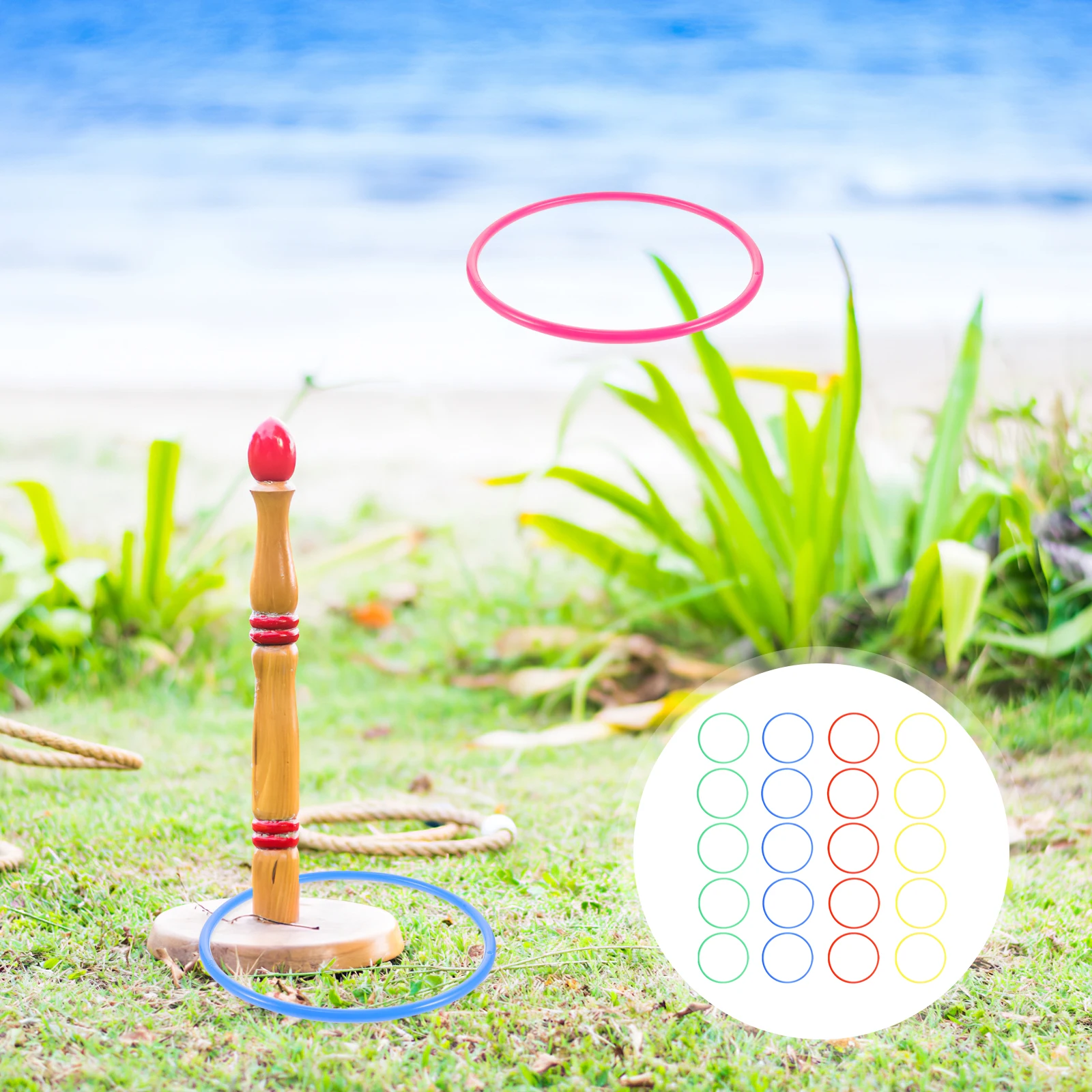 

20 Pcs Plastic Tossing 16cm Solid Throw Kids Toy Outdoor Indoor Hand Eye Coordination Multicolor Thicken
