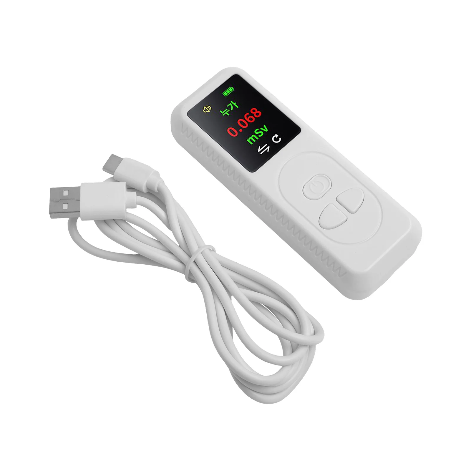 

Black Nuclear Radiation Detector Dosimeter Personal Dosimeter Large-capacity Battery Over-limit Alarm Reminder