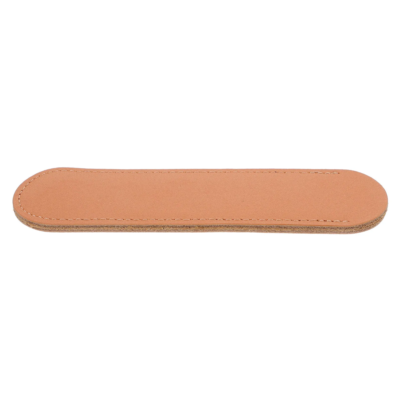

Retro Pencil Bag Case Fountain Pouch Brown Desk Supplies Cowhide for Travel Business