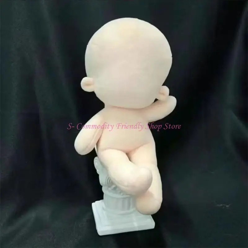 85AE 30cm Plush Cuddle Doll Blank Body Cotton Doll Base For Creative Craft Project