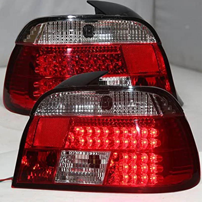 For BMW E39 5 Series 520 525 528 530 535 540  LED Taillight Rear Back Lamps 1995-2003 Red White SN