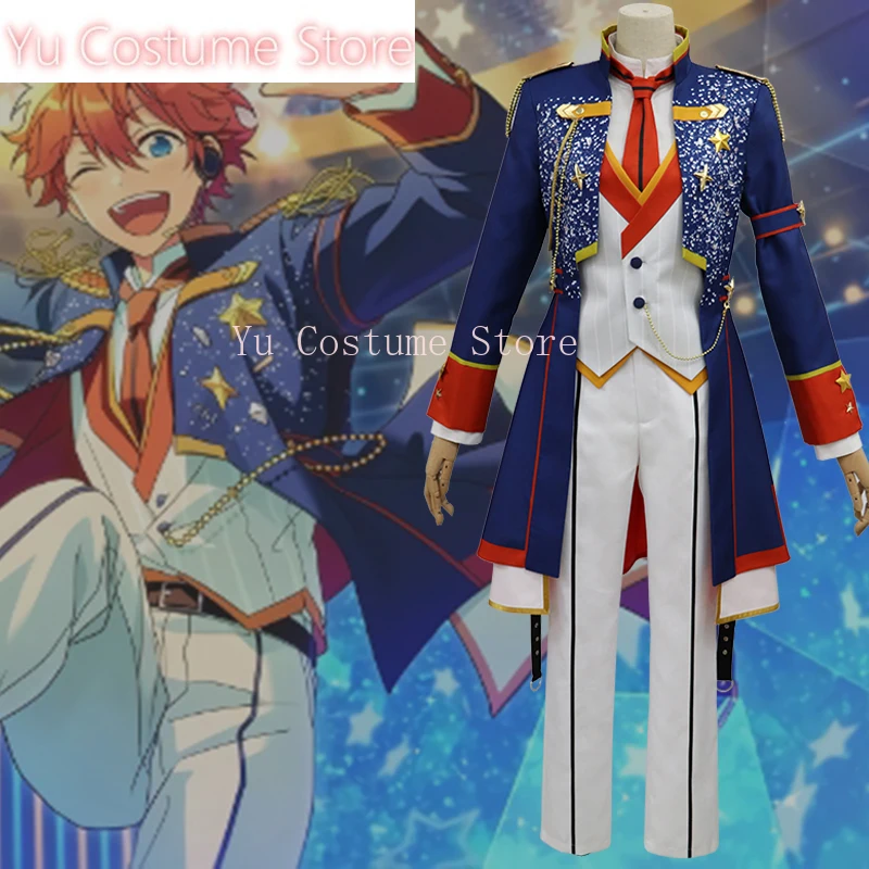 Yu Anime!Ensemble Stars Akehoshi Subaru Personal Clothing Game Suit Gorgeous Handsome Cosplay Costume Halloween Party Outfit