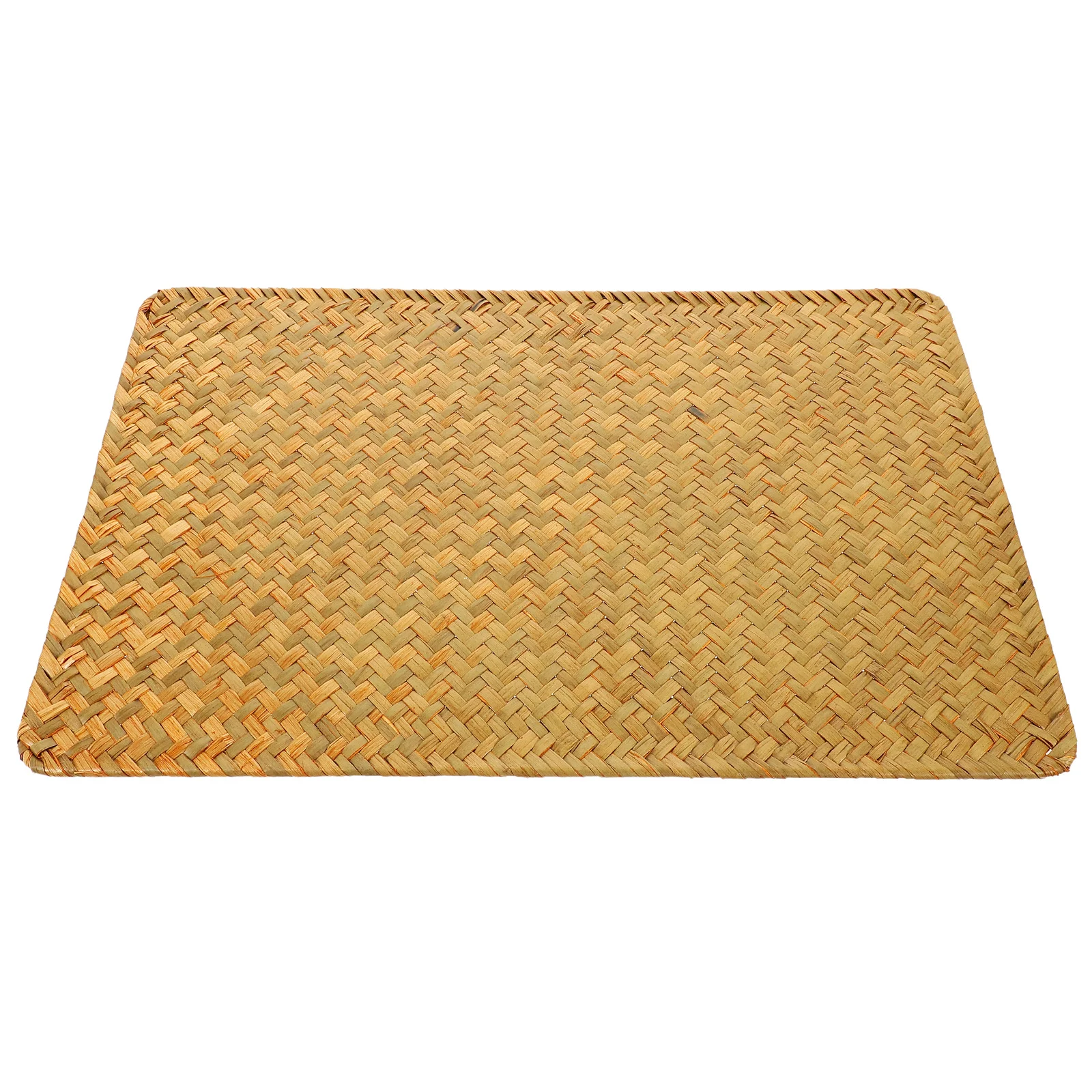 

Bamboo Woven Placemat Rectangular Anti-Skid Heat-Resistant Rustic Style Dining Table Decor Home Party Hotel Restaurant Coffee