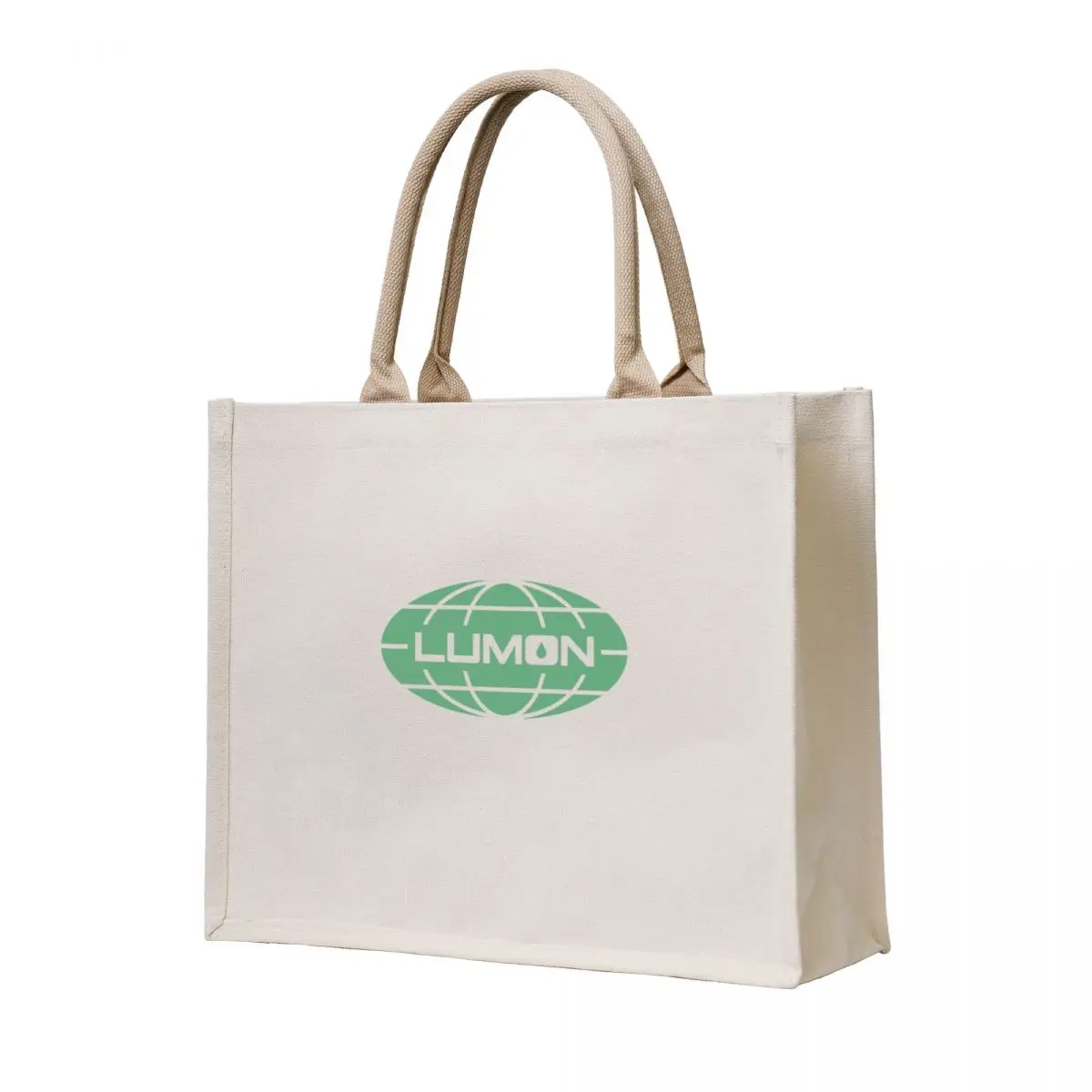 

Lumon Industries Logo Optics & Design Tote Bag Women's shopping bag custom fabric bag Canvas