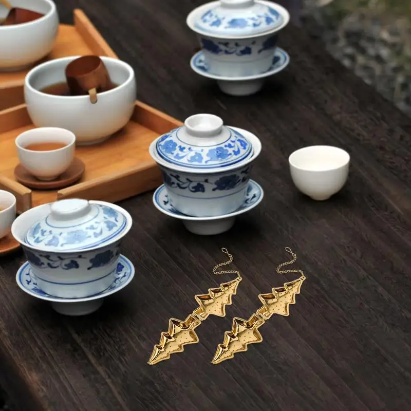 【CC】Stainless Steel Tea Strainer Office Tea Filter Tea Infuser Wall-Mounted Tea Maker