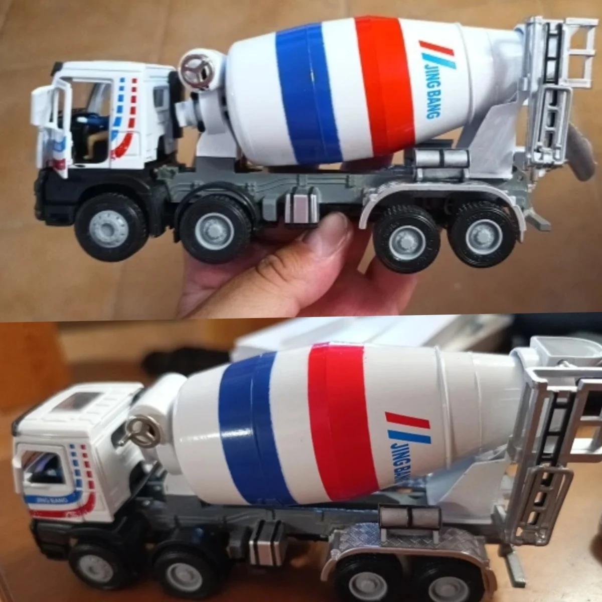 Exquisite Alloy Cement Mixer Truck Model,1:50 Mixer Truck