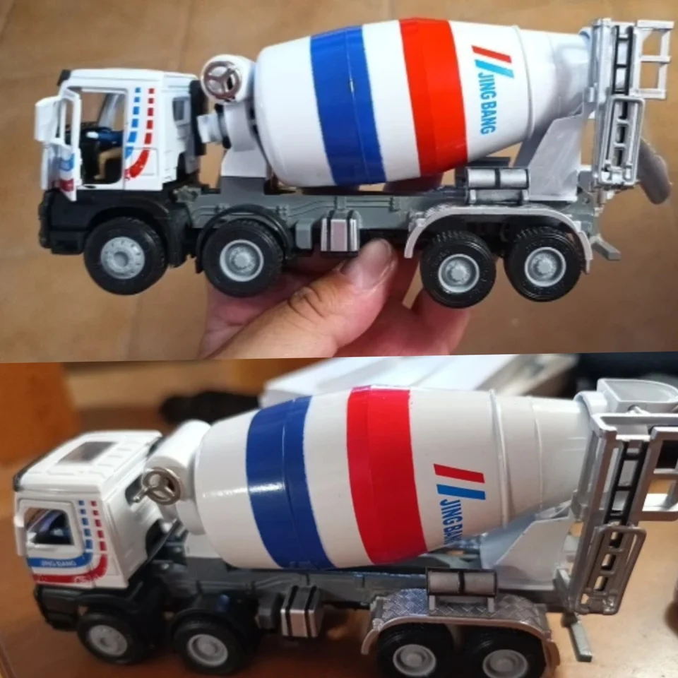 Exquisite Alloy Cement Mixer Truck Model,1:50 Mixer Truck
