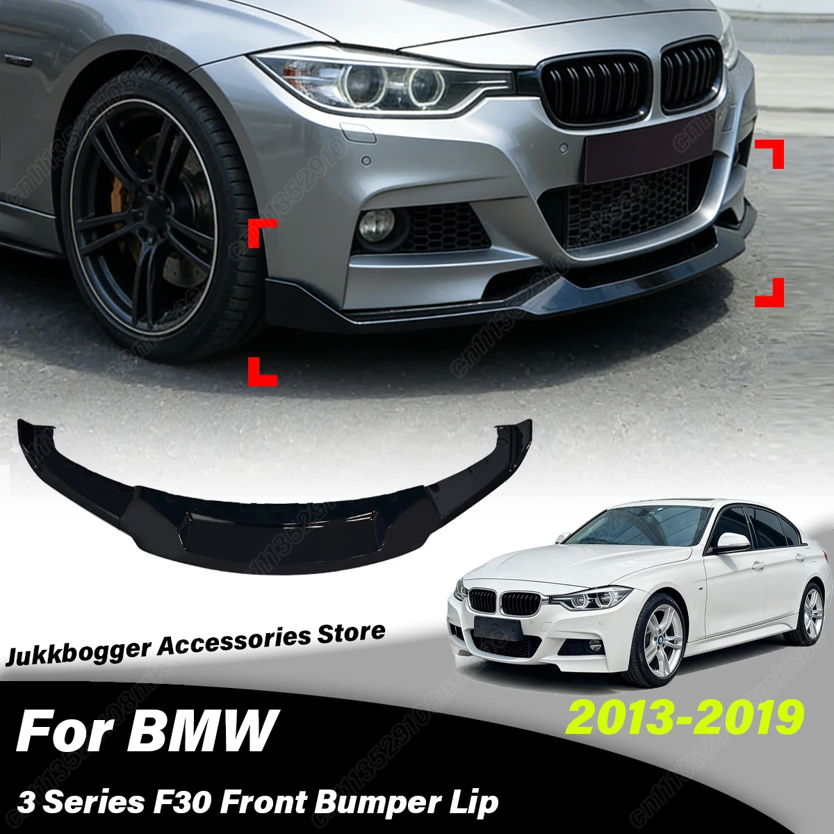 

For BMW 3 Series F30 2013 2014 2015 2016 2017 2018 2019 Automobile Front Bumper Spoiler Lip Modification Decoration Accessories