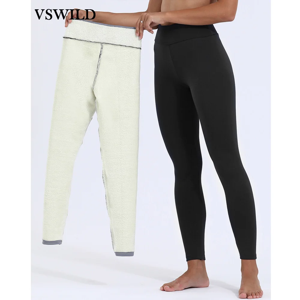 Seamless High Waist Thick Thermal Legging Fashion Winter Warm Female Tights Insulated Pantalon Pants Cold Resistant trousers