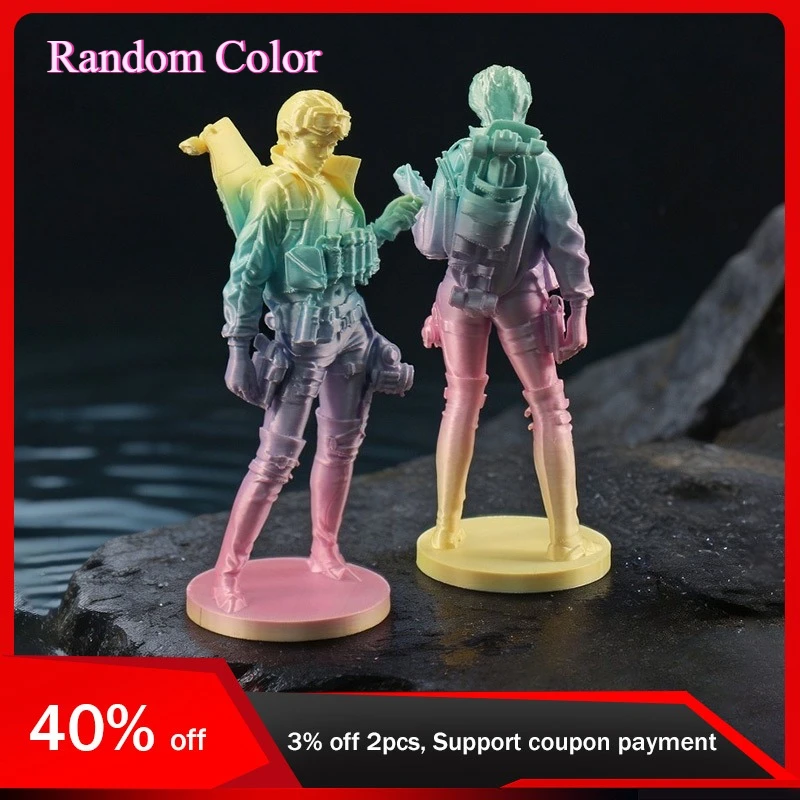 

15cm/5.9in 3D Print Delta Action Figure Game Peripherals Model Props Plastics Ornaments Toy Holiday Gift Desktop Decoration Doll