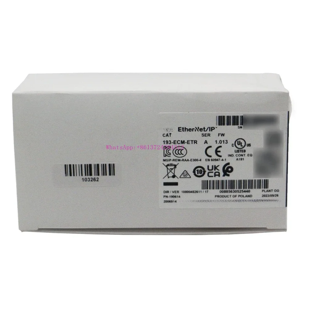 NEW 193-ECM-ETR E300 EtherNet/IP Communication Module 193ECMETR