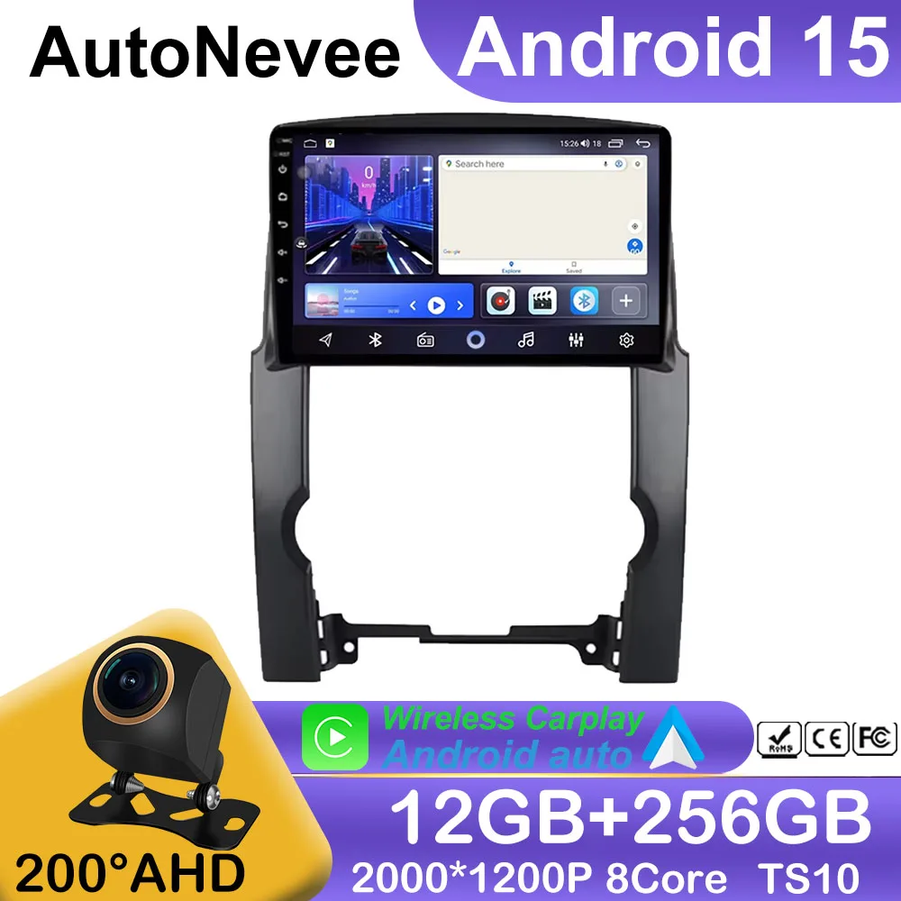 

Car Radio For Kia Sorento 2009 - 2012 Android Auto Multimedia Player GPS Navigation Stereo Head Unit No 2din DVD 5G WIFI QLED BT