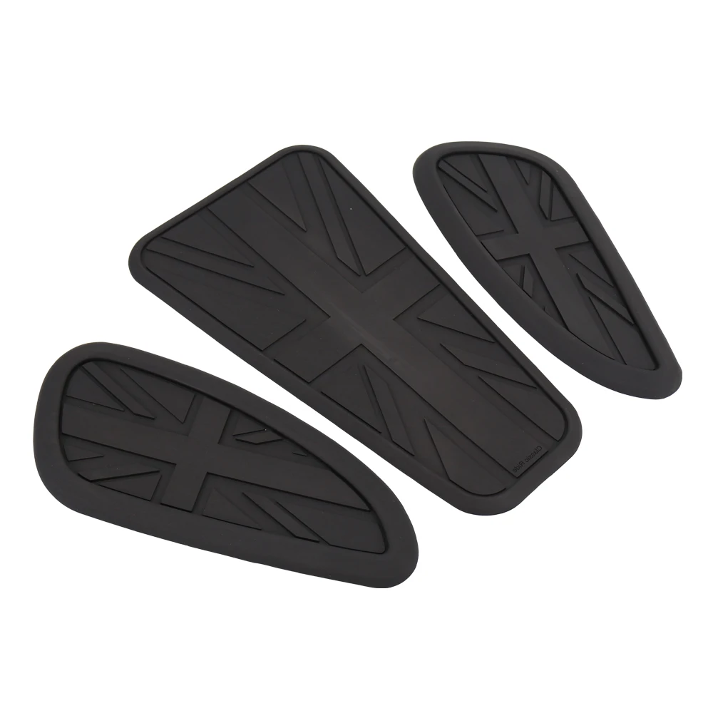 Universele Retro Motorfiets Anti Slip Tank Pad Side Gas Knee Grip Tractie Pads Protector Sticker Voor Harley Honda Yamaha T120