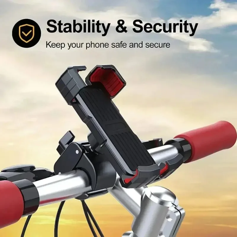 

Universal Bicycle Phone Holder For All mobile phones MTB Road Mountain Cycling Bracket Motorcycle Mobile Cellphone Support Stand