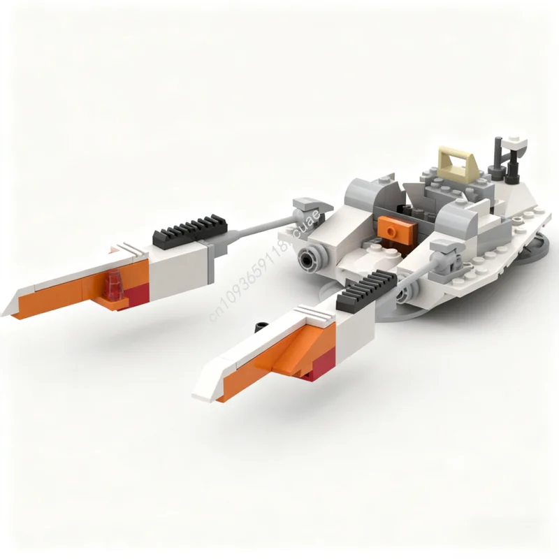 75 pçs moc pod racer estrela batalha modelo blocos de construção modular crianças idéia brinquedos diy montar educação presentes natal