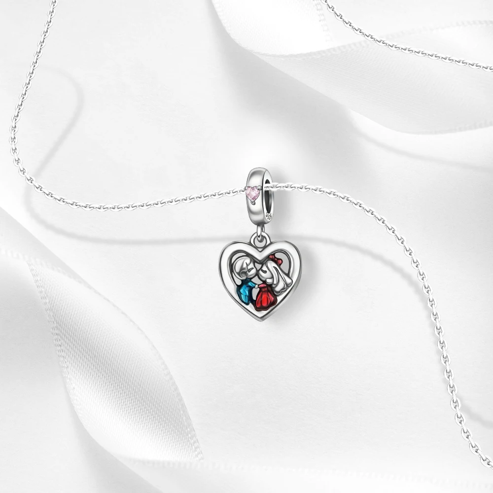 Ahthen 925 فضة رائجة البيع الخرز الحب واحد آخر سحر صالح ثعبان سلسلة أساور القلائد للنساء صنع المجوهرات