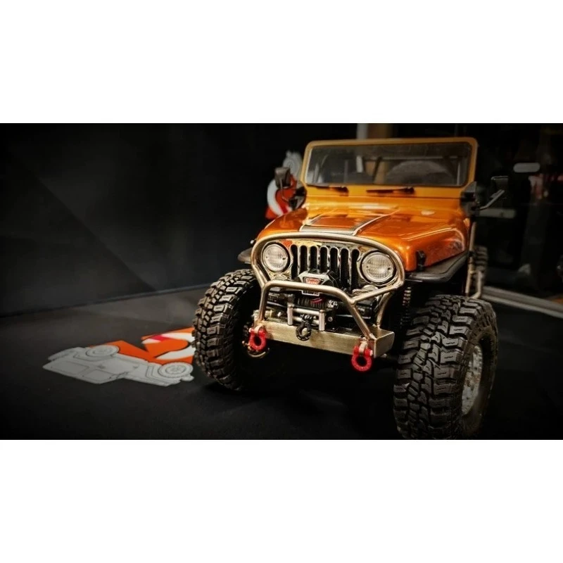 

TC4 Titanium Front/Rear Bumpers/Side Steps/Doors/Spare Tire Mount for Axial SCX10 III CJ-7 1/10 RC Crawler Lightweight Parts