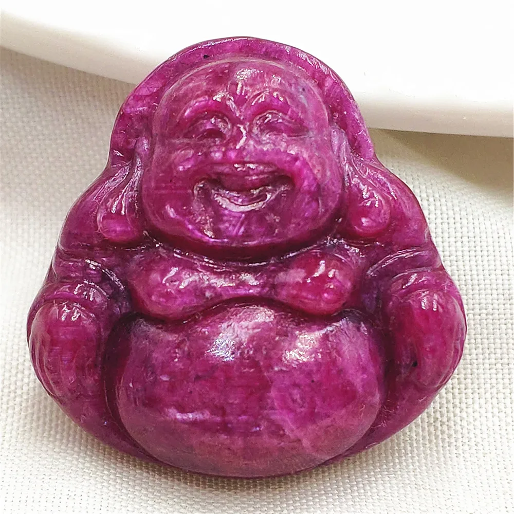 

Real Natural Red Ruby Pendant Women Men Gemstone 24x24x9mm Red Ruby Zoisite Necklace Healing Fashion Jewelry AAAAAA