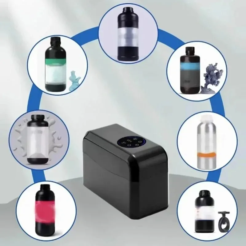 

Photosensitive Resin Mixer 3D Printe Resin Heating Mixer Surround Heating LED Display Screen No Heat 40℃ or50℃ 48W for 250g 50