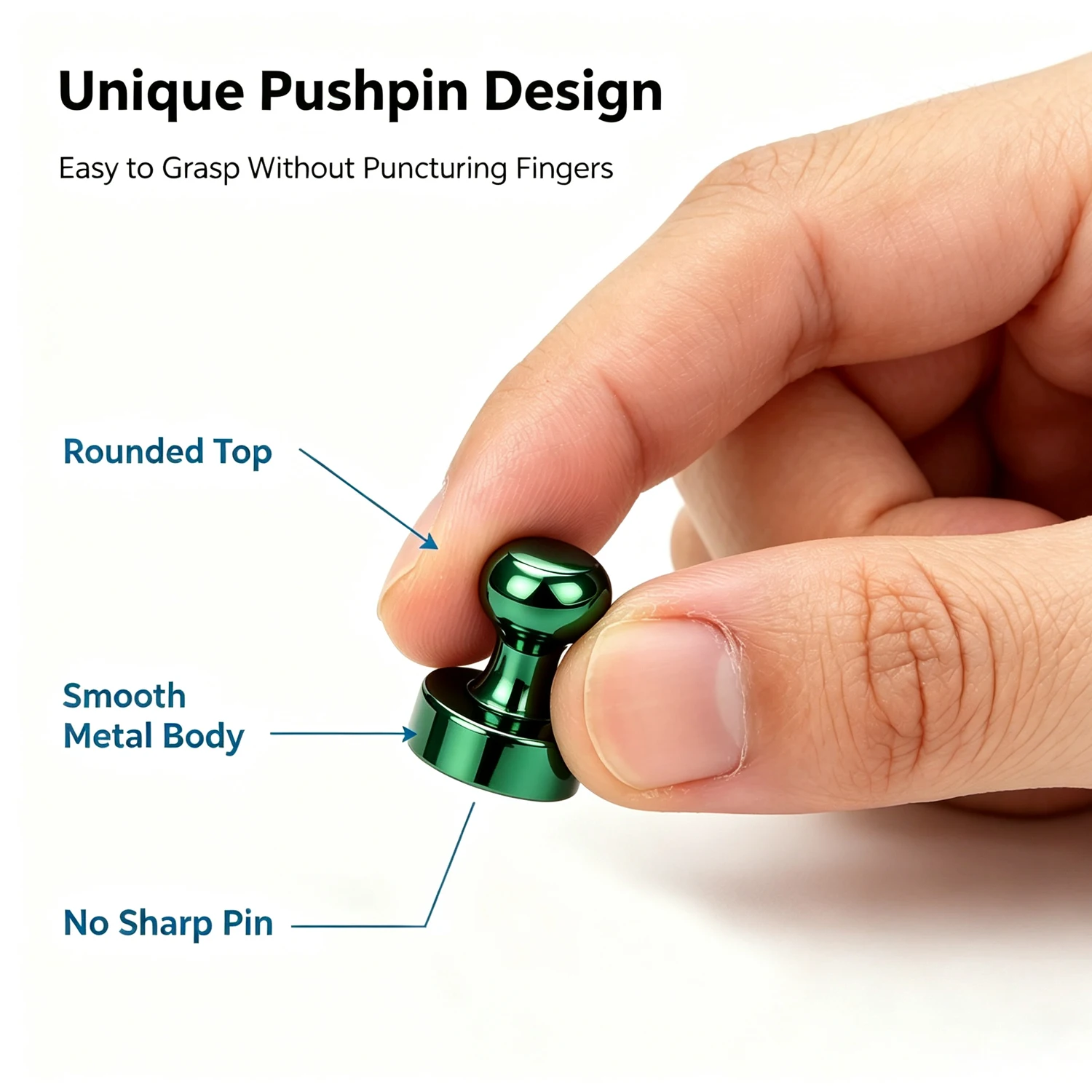 3/10/12/20pcs Super Strong Neodymium Magnetic Pushpin Sucker Thumbtack Durable Steel Magnet Push Pin for Refrigerator Whiteboard