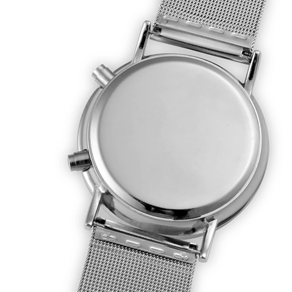 

Blue Light LED Digital Watch Waterproof Durable Stainless Steel Round Case Functional Buttons Precise Movement Best Gift for Men