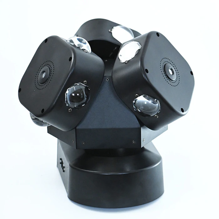 12 x 10 W, 3 Köpfe, stufenlos rotierendes Moving-Head-Licht mit RGG-Laserlicht für DJ, Disco, Bühne, Hochzeit, Musik, Party, Bar – Detail 4