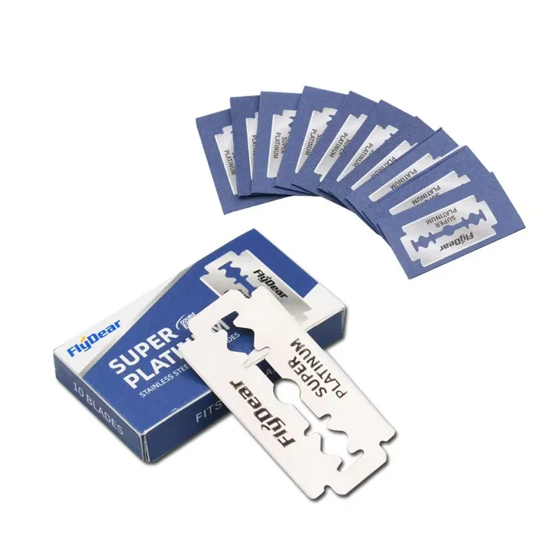 1-6Box Razor Stainless Steel Double-Blade Razor Razor Razor Old Fashioned Razor Manual Shaving For Men