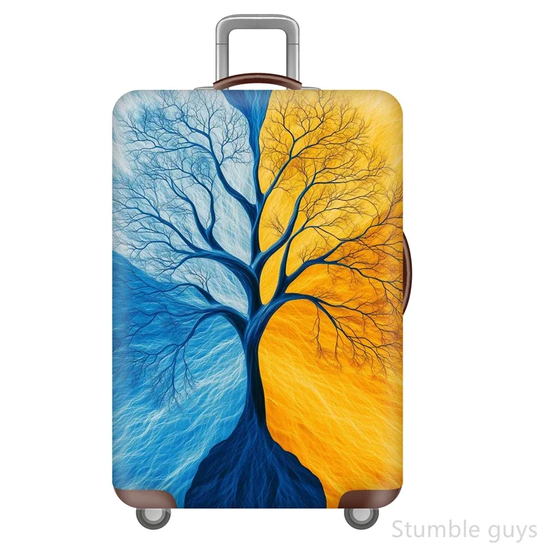 

Premium Stretchy Luggage Cover Protective Durable Dustproof Suitcase Cover Practical For Vacation Fits 18-32 Inch Luggage