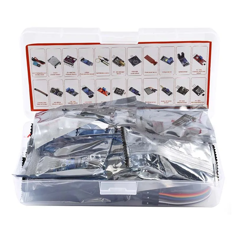 22-in-1 Sensors Module Kits for Arduino Raspberry Pi IoT Beginner Learning Starter Kit