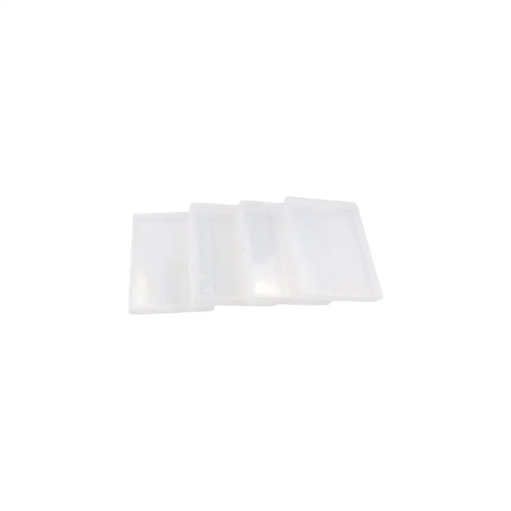 Simple Container Case Rectangular Plastic Clear Storage Box Eco-friendly Transparent Wear-resistant 4 Sizes Bead Organizer Box