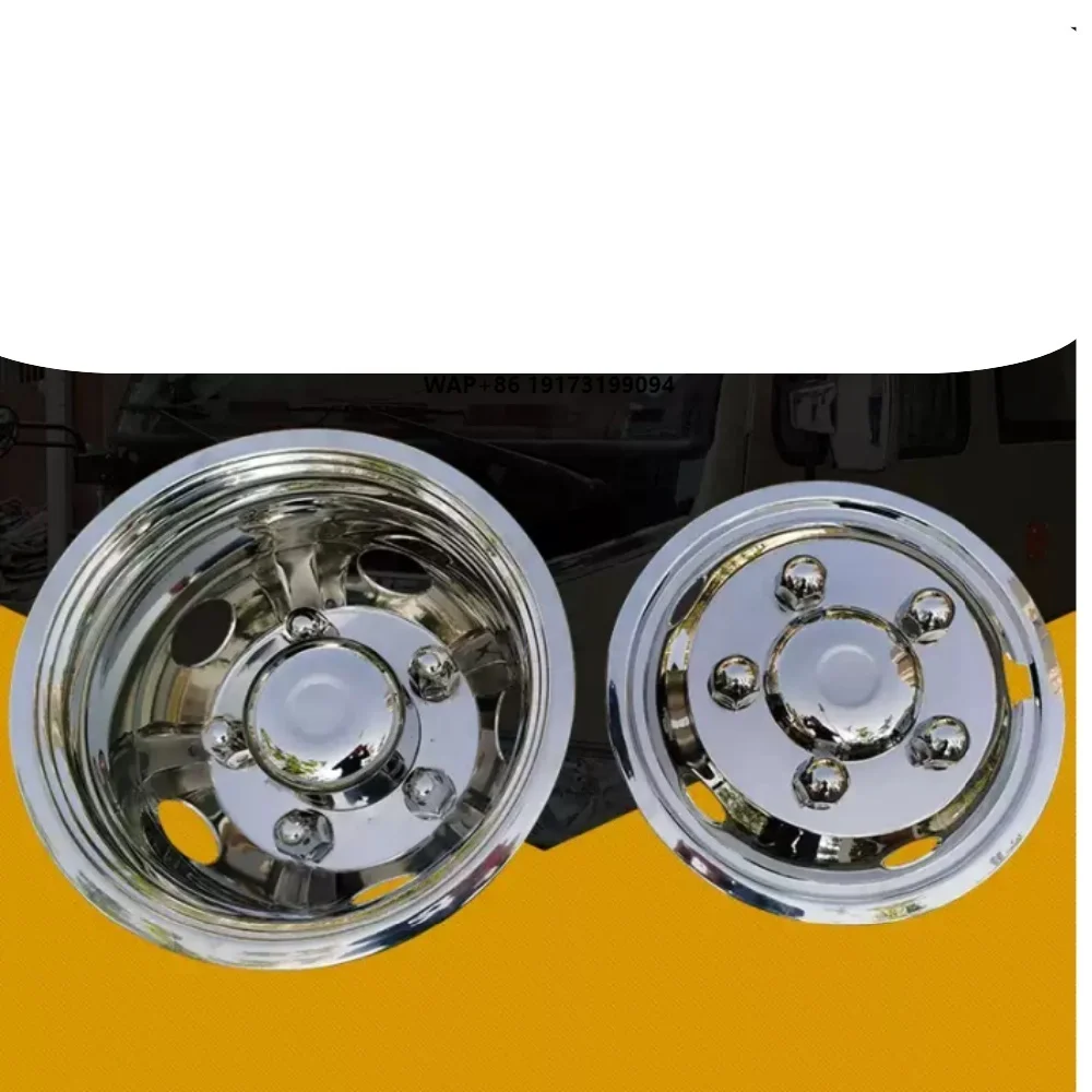 

Use for-Toyota Coaster GOLDEN DRAGON Kast Mini Bus Hubcap Stainless Steel Wheel Cover Hubcap Decorative Cover