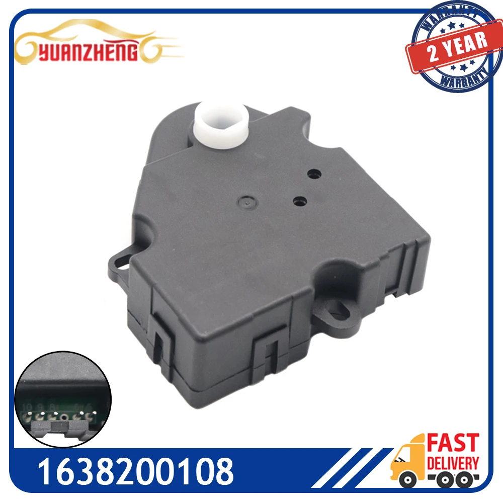 HVAC Heater Blend Door Actuator 1638200108 for Mercedes-Benz ML320 1998-2005 ML430 ML55 AMG ML350 ML500 604938 A1638200108