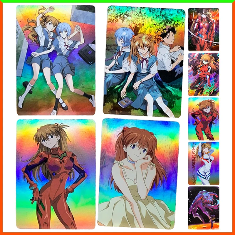 

Аниме История богини DIY ACG игрушки для мальчиков Аска Лэнгли Сорю Икари Синьцзи Аянами Рей игровая коллекция карт подарок на день рождения