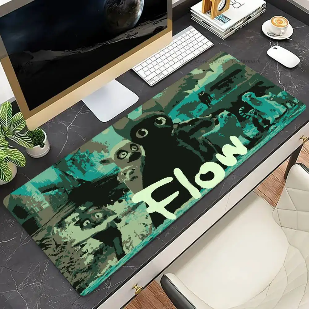 Cartoon Movie F-Flow Mousepad Non-slip Suitable For Office Computers Laptops E-sports Game Desk Mats XXL Keyboard