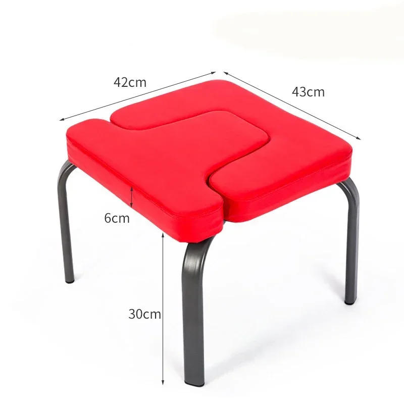 Yoga Handstand Stool Multifunction Fitness Chair Yoga Chair Yoga Handstand For Household Stainless Steel PU