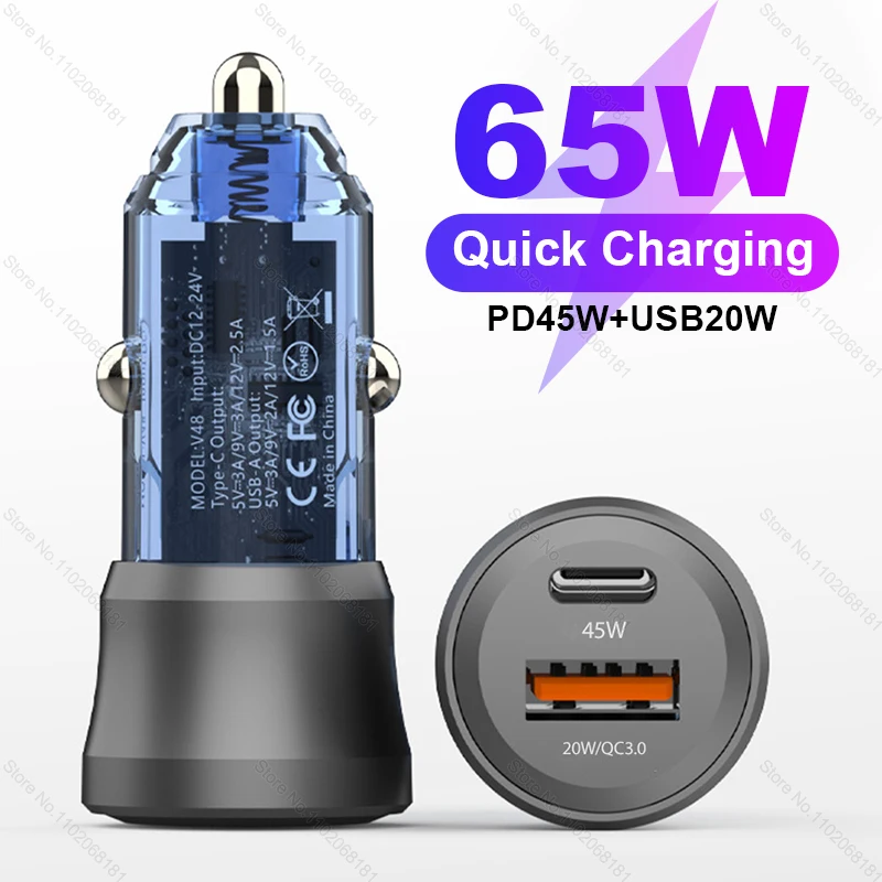 PD45W Usb QC3.0 Car… - image