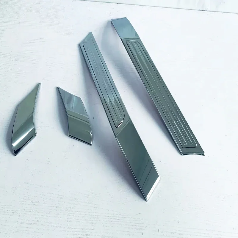 

For Toyota Land Cruiser 250 Prado LC250 2024 2025 chrome A Pillar C Pillar Window trim Protection Decal Car Exterior Accessories