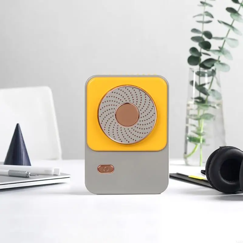 Mini fã pescoço, design fofo pequeno fã portátil pescoço para crianças elegantes meninos e meninas viagens ar livre