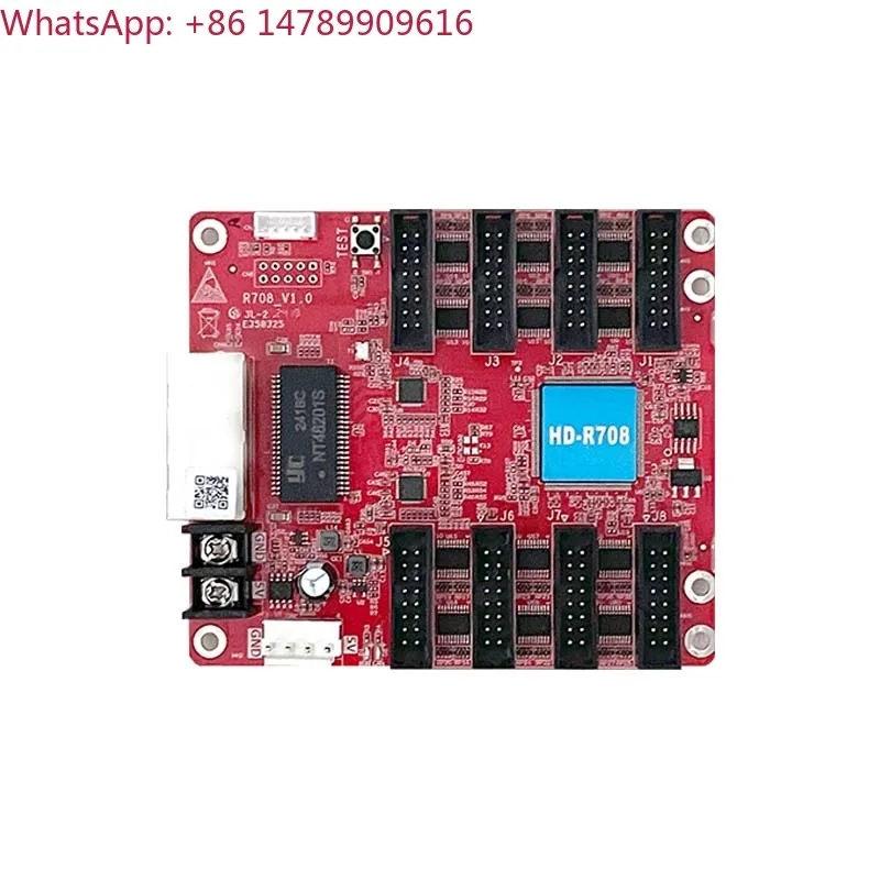 LEDDisplay Receiving Card Huidu HD-R708 Full Colour HUB75 RGB SMD Panel Video Wall Digital Signage Control Card