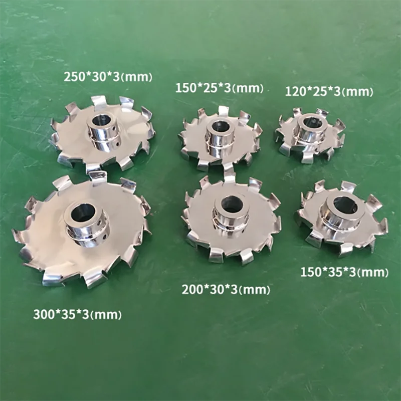 

High-quality 304 stainless steel high shear mixing blade impeller dispersing disc with shaft sleeve