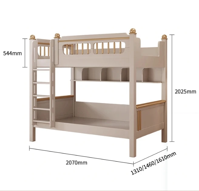 

！@Kids Bedroom Furniture Solid Wood Boy Child Bunk Bed with Slide and Stair Modern Luxury Tree House Kids Bunk Bed for Children