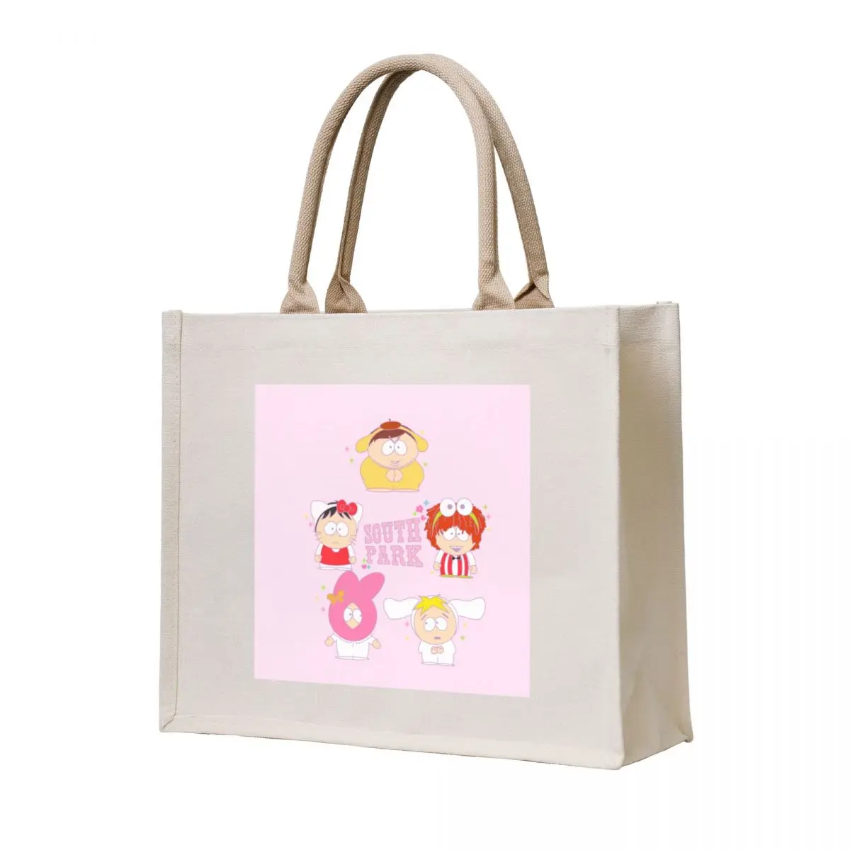 

Cute Stan Kyle Kenny Butters Cartman Tote Bag canvas shopping bag tote bag woman Women's handbag Shopper handbag