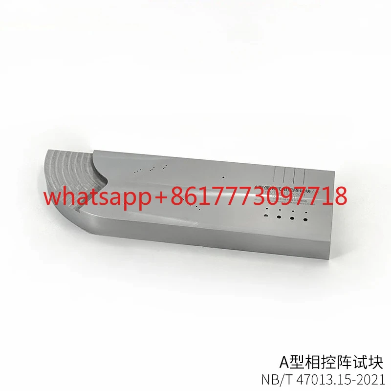 Portable Phased Array Ultrasonic Test Block Non-Destructive Testing ASTM E2491-08 Flaw Detection Block
