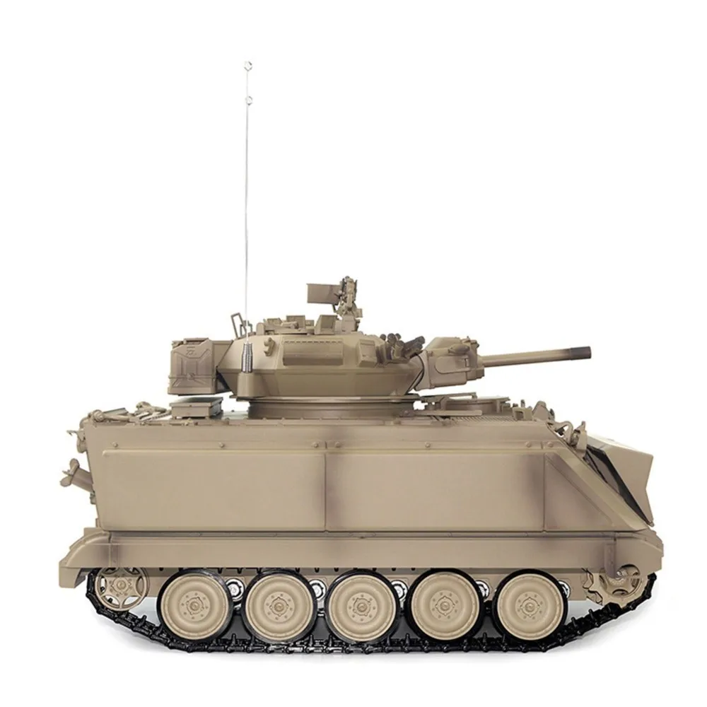 TD 1/16 RC Militärpanzer M2412-A M113A1 MRV 320Revolver Drehbarrel Rückstoß Infrarot-Antriebsrad Funksteuerungsspielzeug für Jungen
