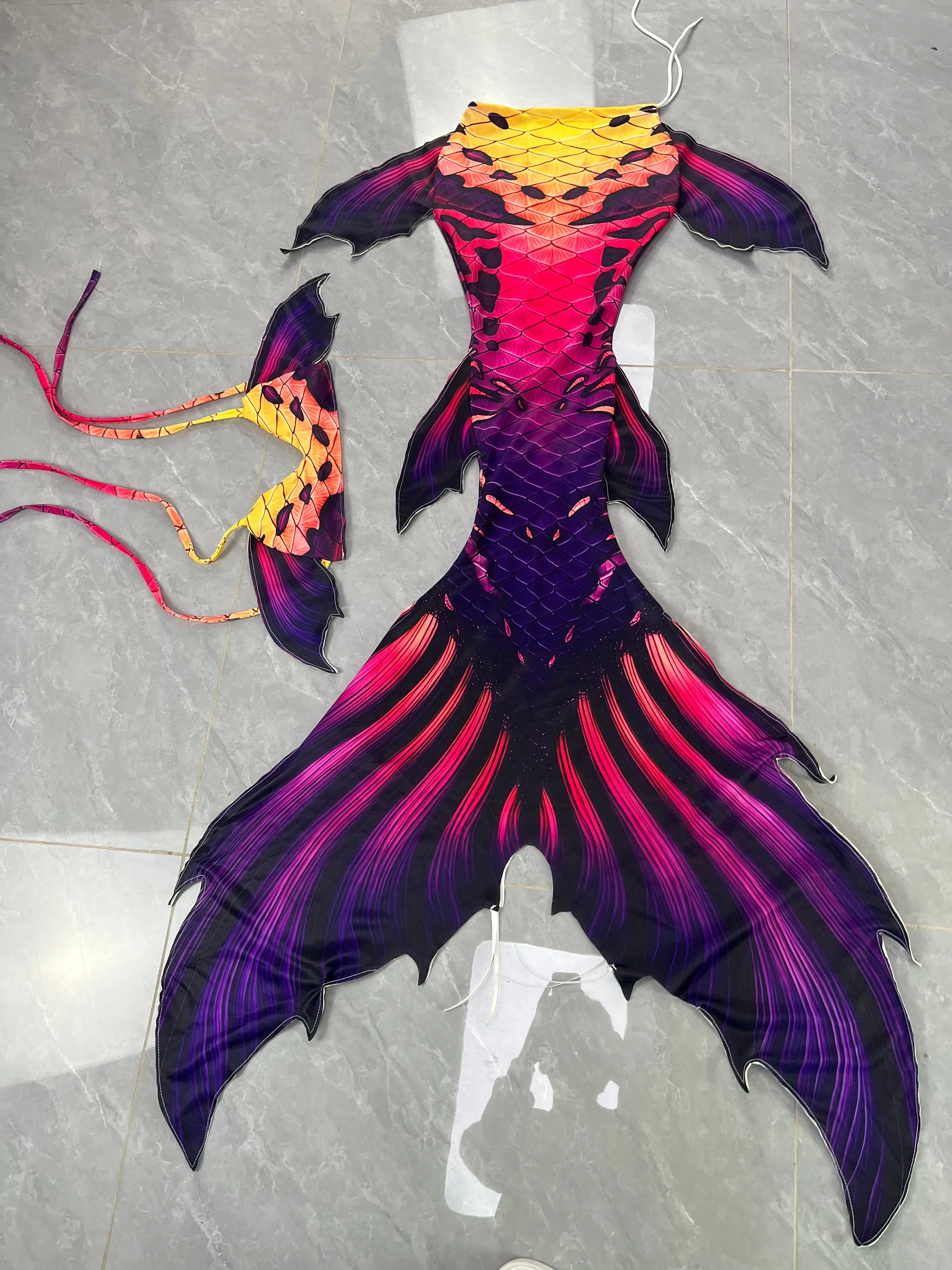 

Multicolor Adult Mermaid Mermaid Tail High Quality Underwater Hd Shooting Mermaid Show Costume